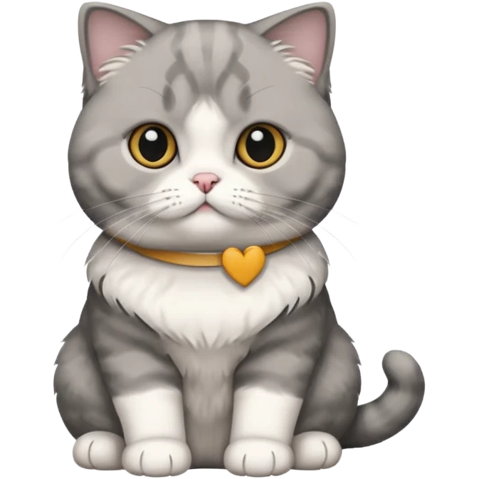 Scottish fold emoji