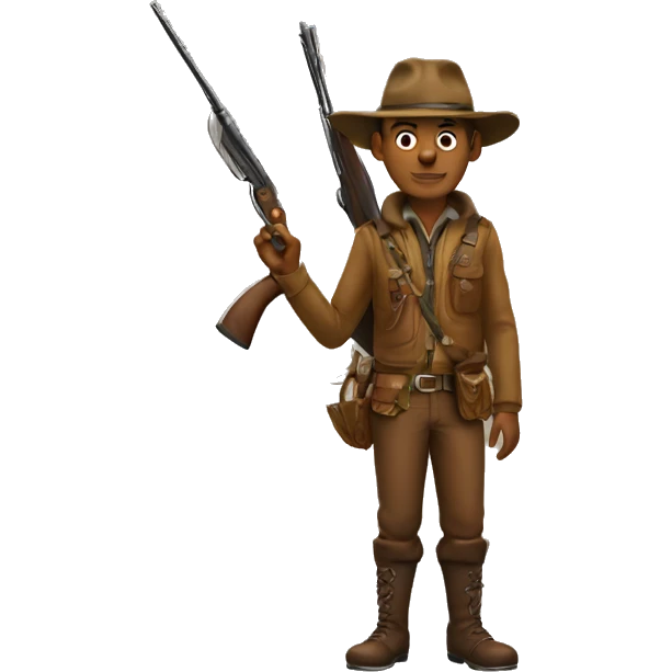Man hunter emoji