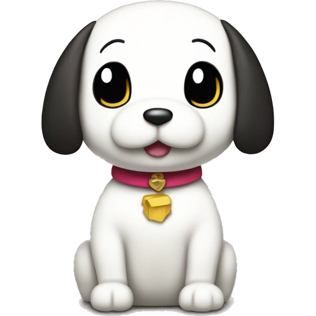 Pochacco Sario from Hello Kitty emoji