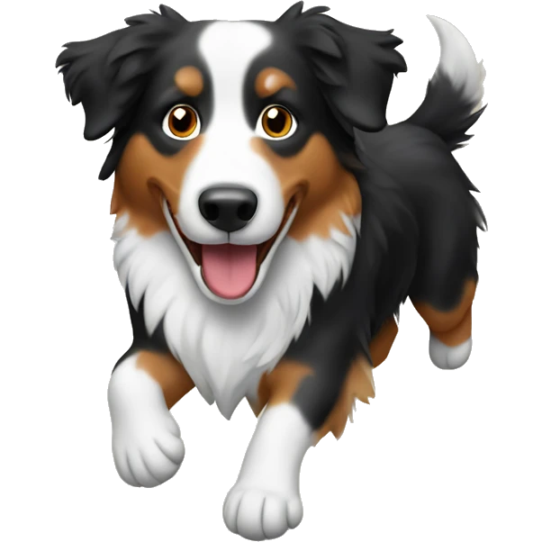Anvil with Jumping Australian shepherd  emoji