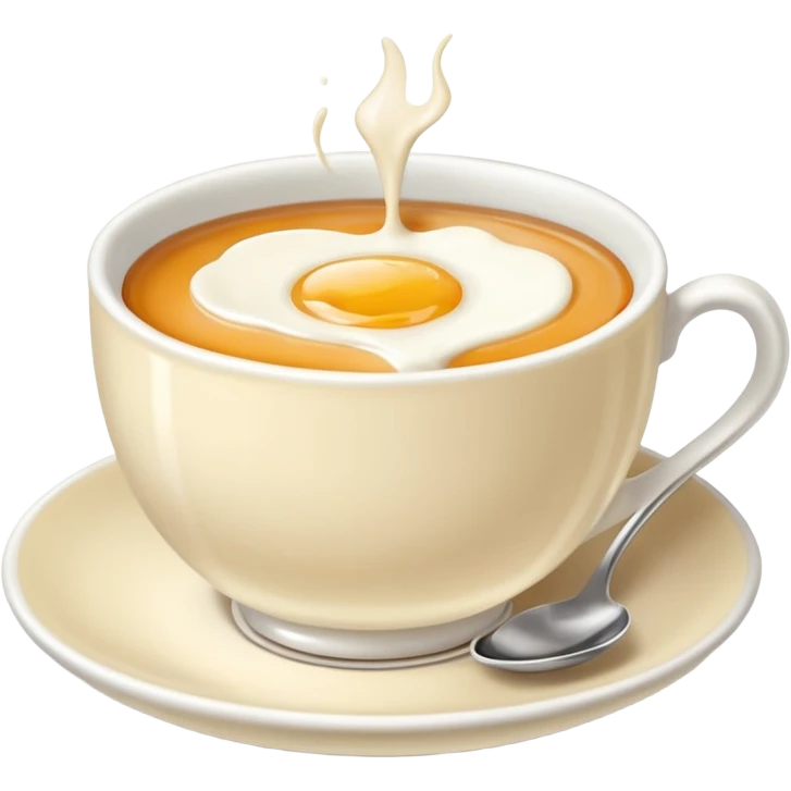 English Breakfast: Teacup with milk















 emoji