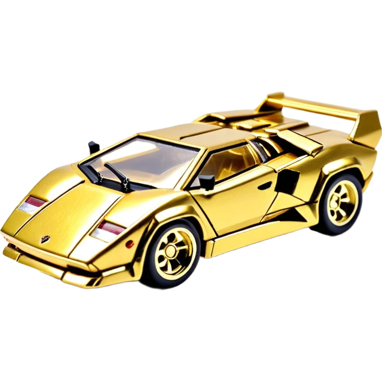 Сделай золотую машинку HotWheels Lamborhini Countach emoji