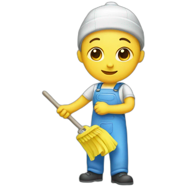 Cleaning emoji