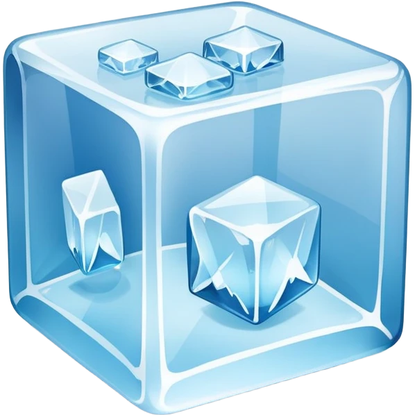 Ice cube emoji