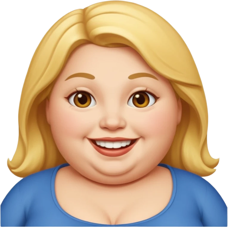 Fat woman emoji