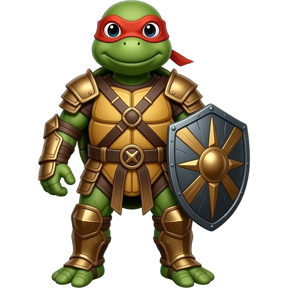 warrior turtle emoji