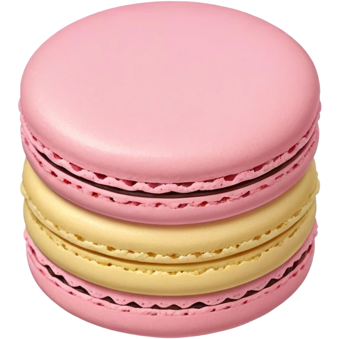 making a macaron emoji