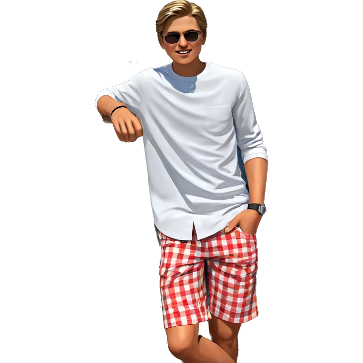 boy in white shirt outdoors emoji