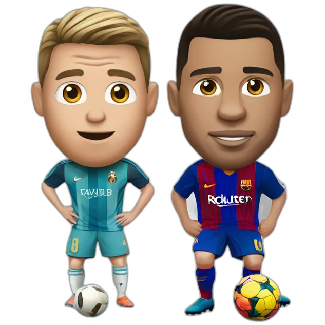 Ronaldo VS Messi emoji