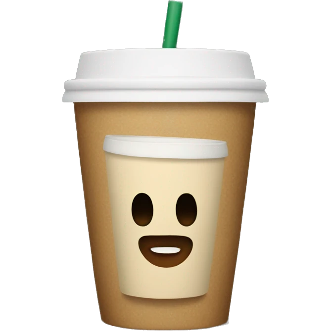 Starbucks cup emoji