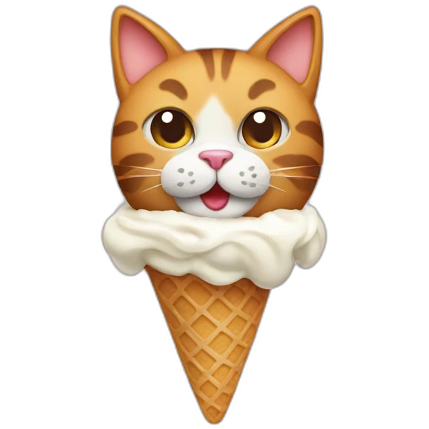 cat icecream emoji