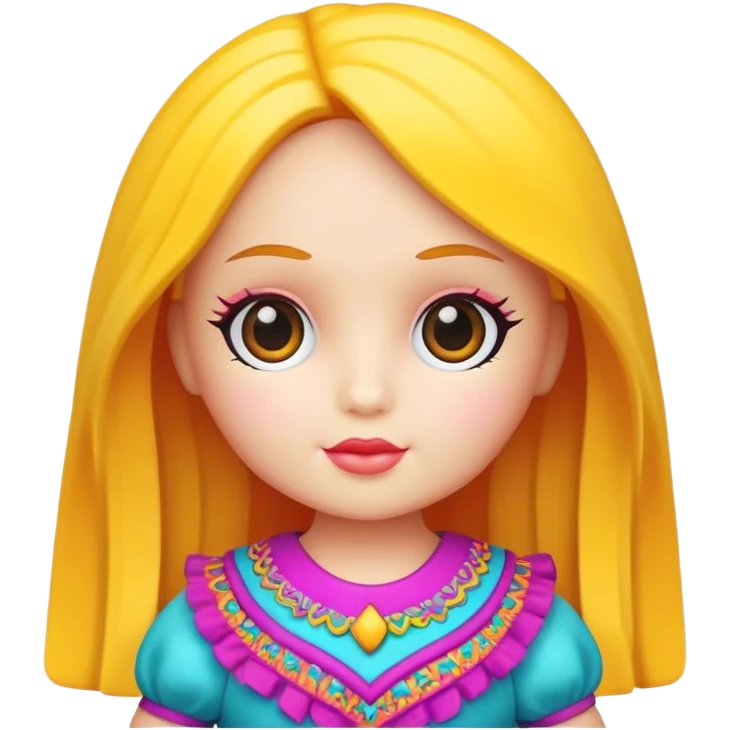 Кукла лол emoji
