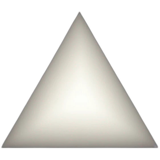 White full triangle emoji