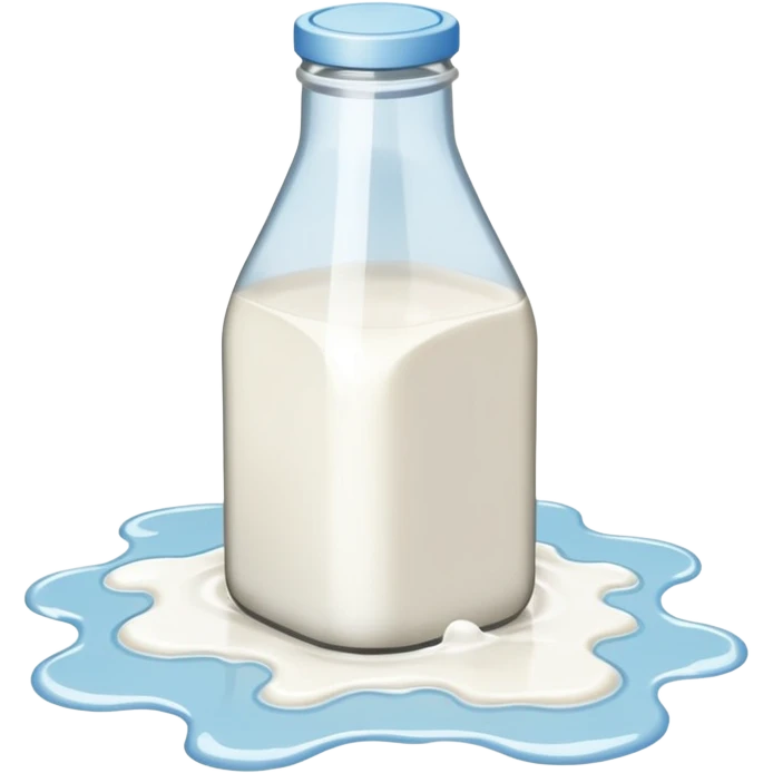 Milk on the floor emoji