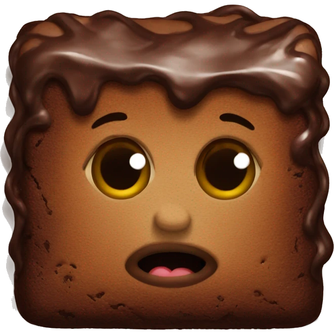 Brownie emoji