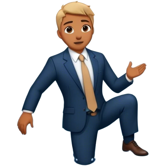 CEO falling into frozen river emoji