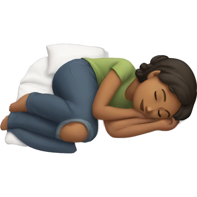 Girl sleeping emoji