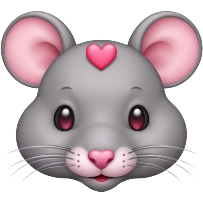 Rat with heart eyes emoji