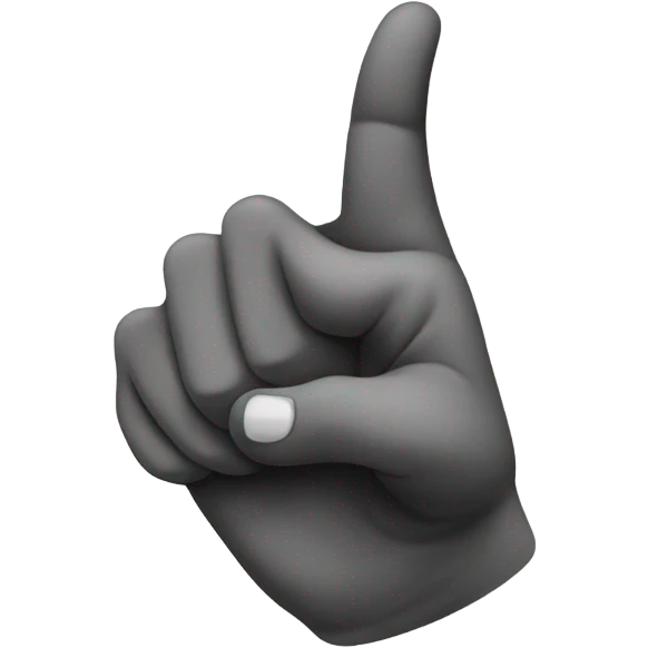 “L” hand shape emoji