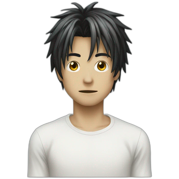 L not light from death note emoji