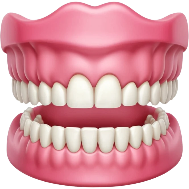 prótesis dental completa emoji