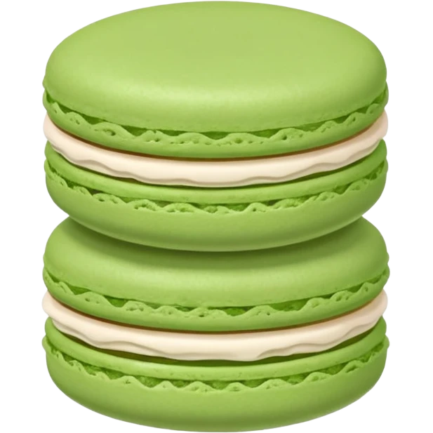 green-macaron emoji