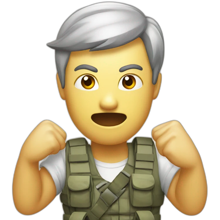 IELTS-fighting emoji