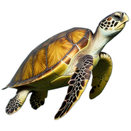 photographic sea turtle emoji