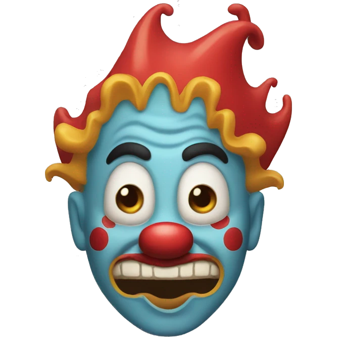 Payaso con cuernos emoji