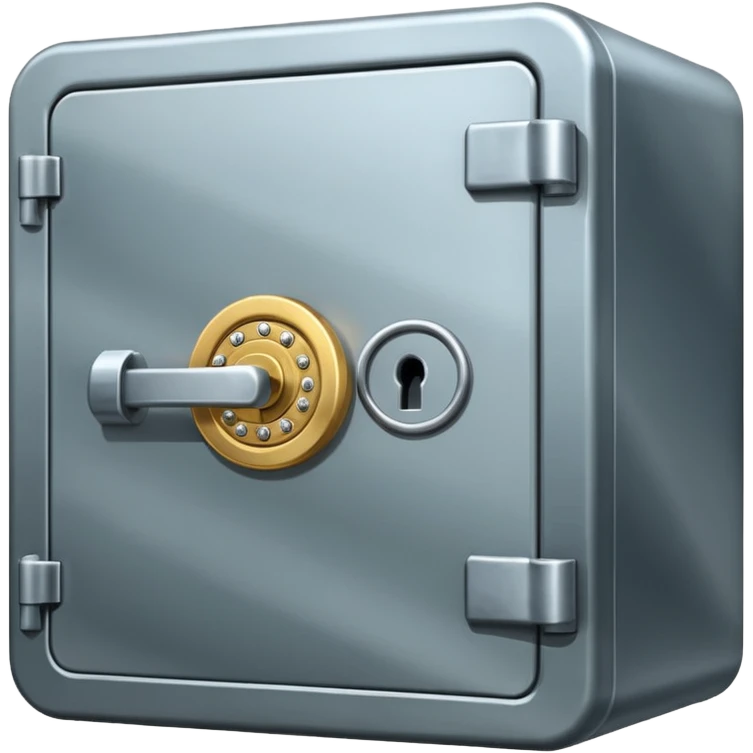 Locked money vault emoji