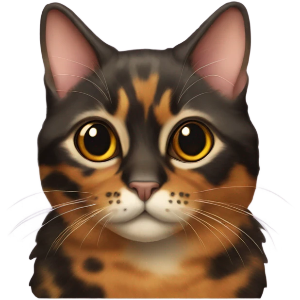 Tortoiseshell cat emoji