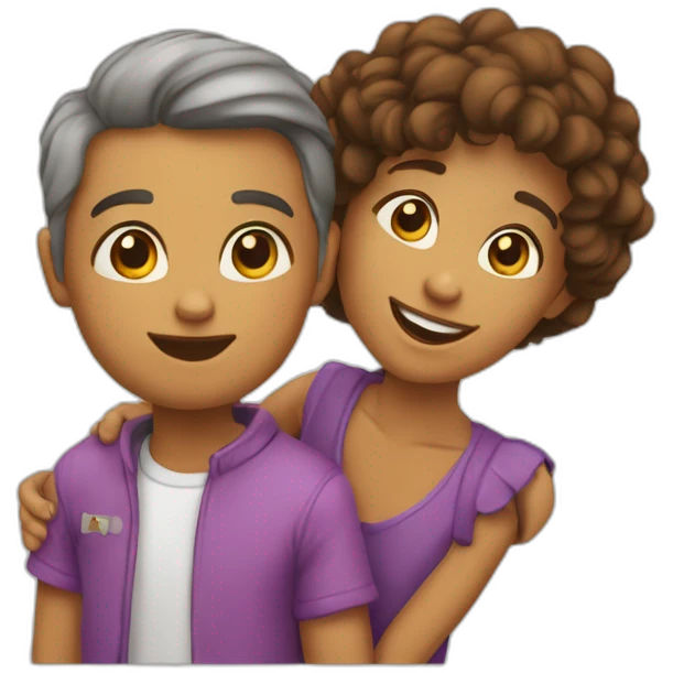 cadis avec enfant dedans emoji