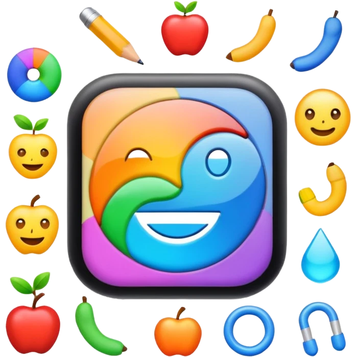 digital educational project emoji