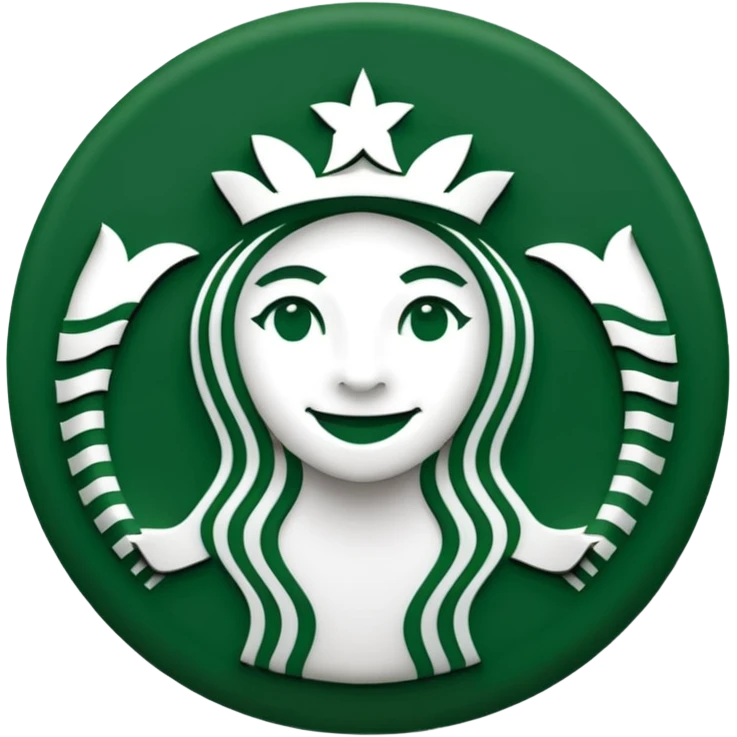 SMİLAR STARBUCKS LOGO emoji