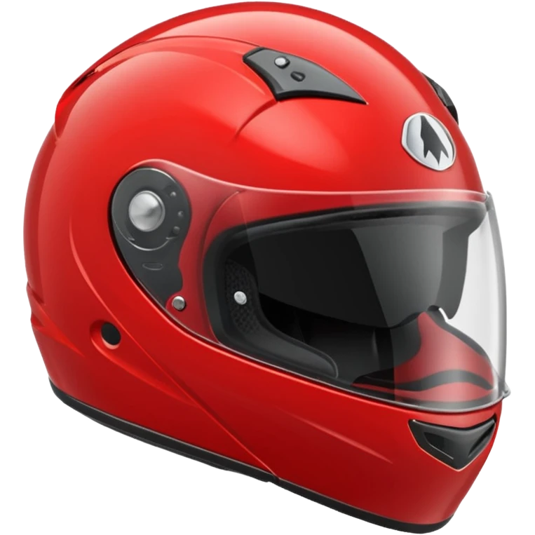 Red motorcycle helmet



































 emoji