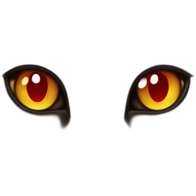 Cat red eyes  emoji