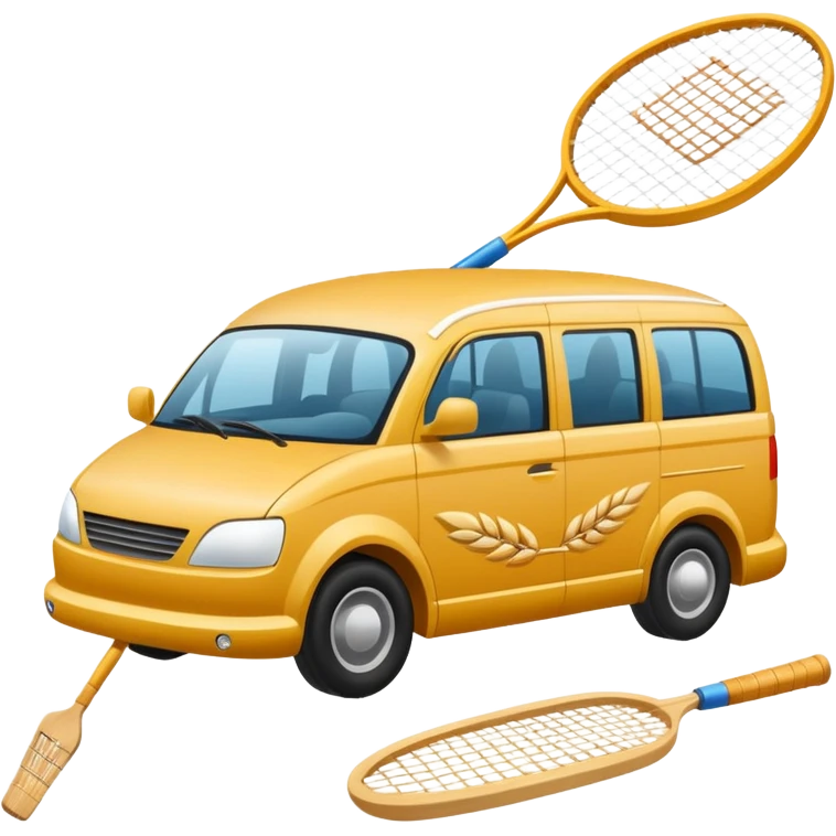 badminton shuttle made of wheat emoji