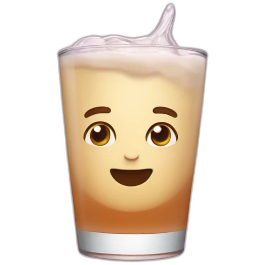 Squeezie drink evian emoji