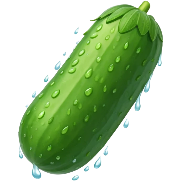 Cucumber wet emoji