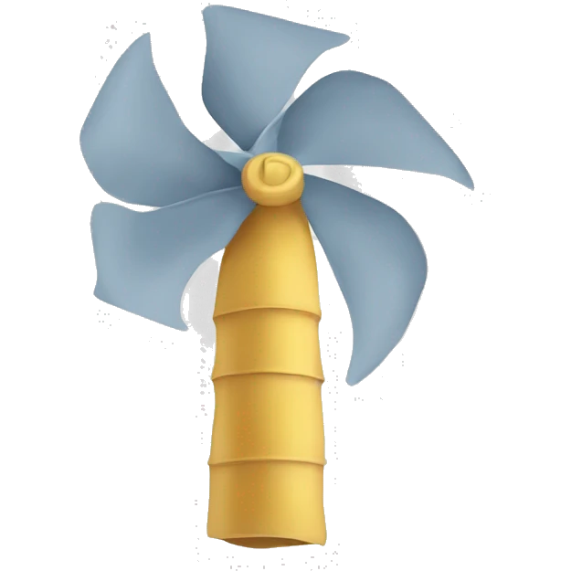 wind turbin modern emoji