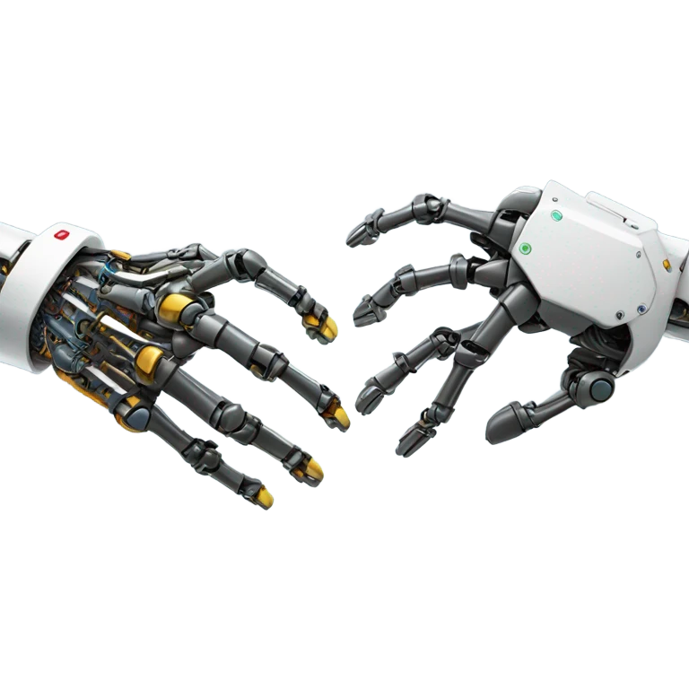 robot handshake emoji