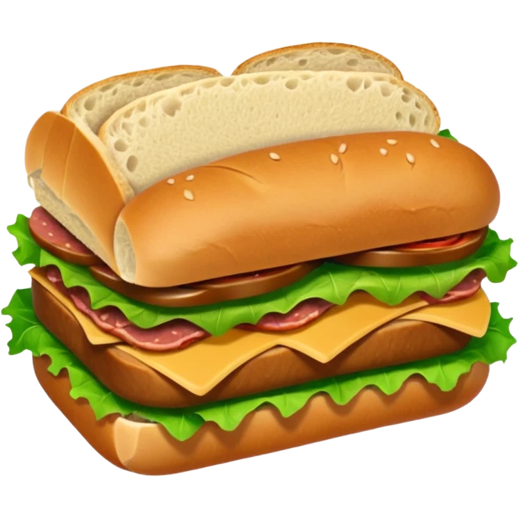 Fist 👊 in a sandwich emoji