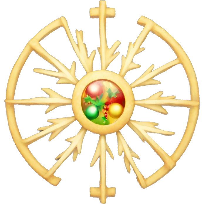 Christmas Sunwheel emoji