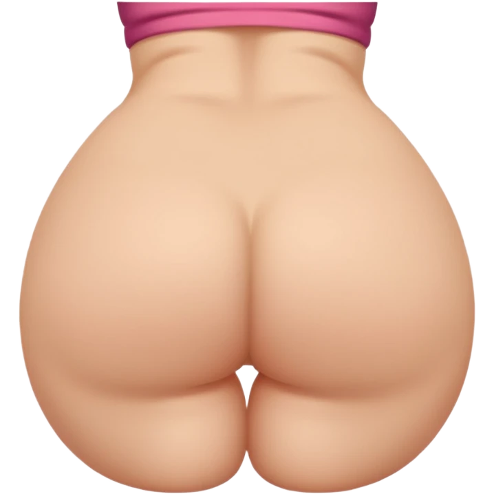 woman with a very large bum emoji