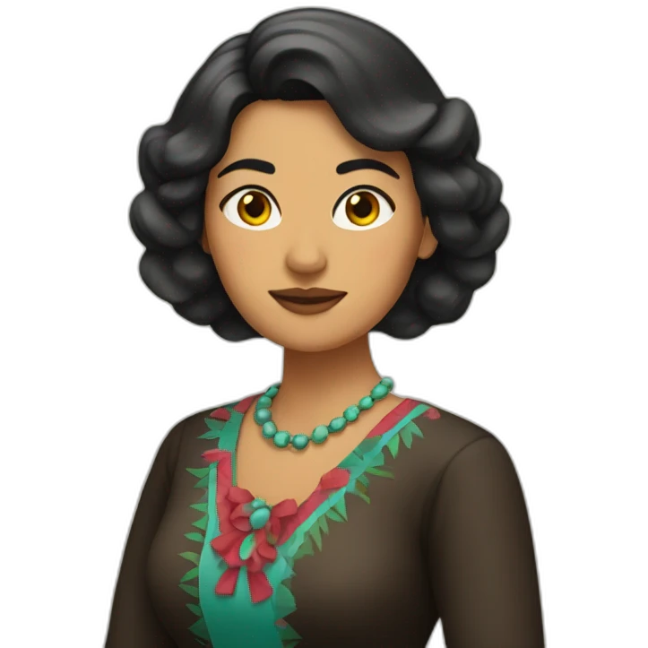 Une femme mexicaine  emoji