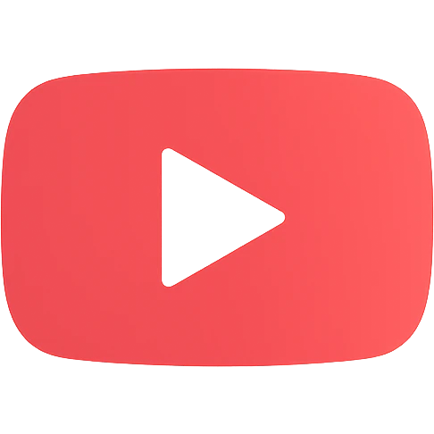 YouTube logo colored icon emoji