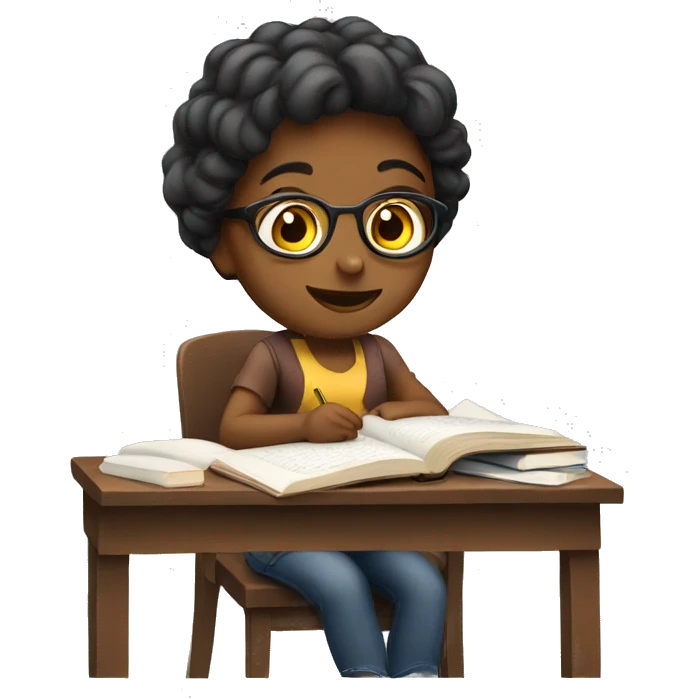 Studying girl emoji