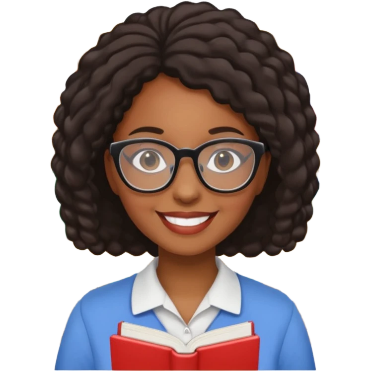 Bookstore Clerk black woman emoji