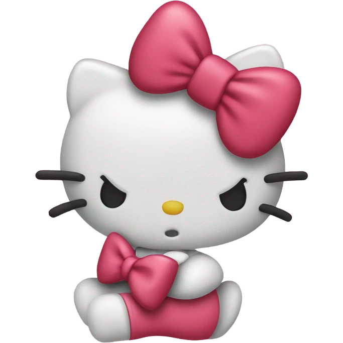 Hello kitty kisses emoji