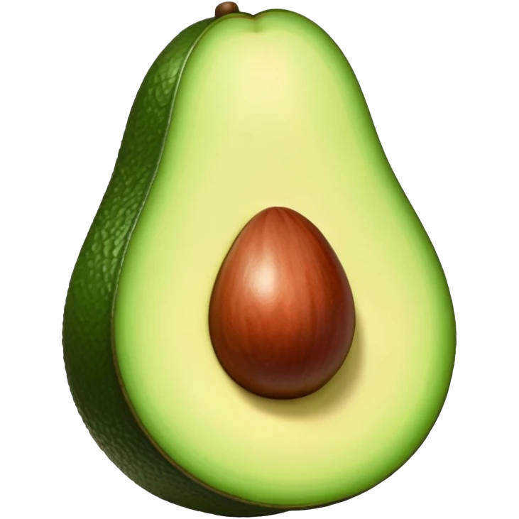 Aguacate con labios  emoji